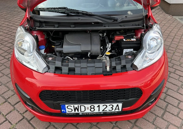 Peugeot 107 cena 19900 przebieg: 89000, rok produkcji 2013 z Rydułtowy małe 742